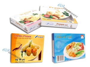 Hộp giấy đống gói thủy sản xuất khẩu