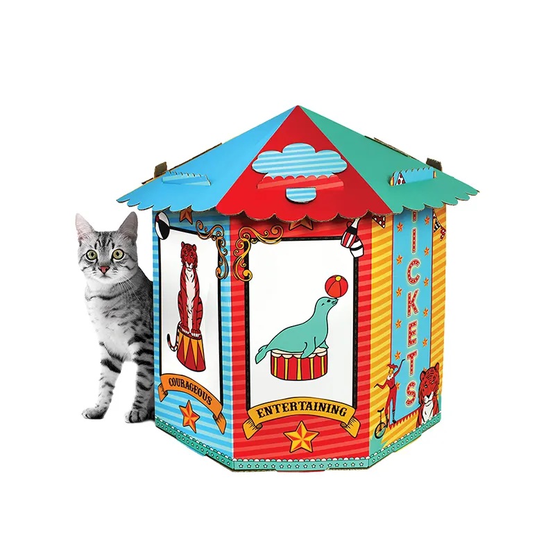 Sản xuất nhà cho mèo bằng bìa carton - hinh 07