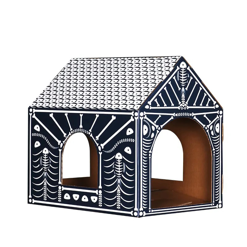 Sản xuất nhà cho mèo bằng bìa carton - hinh 03