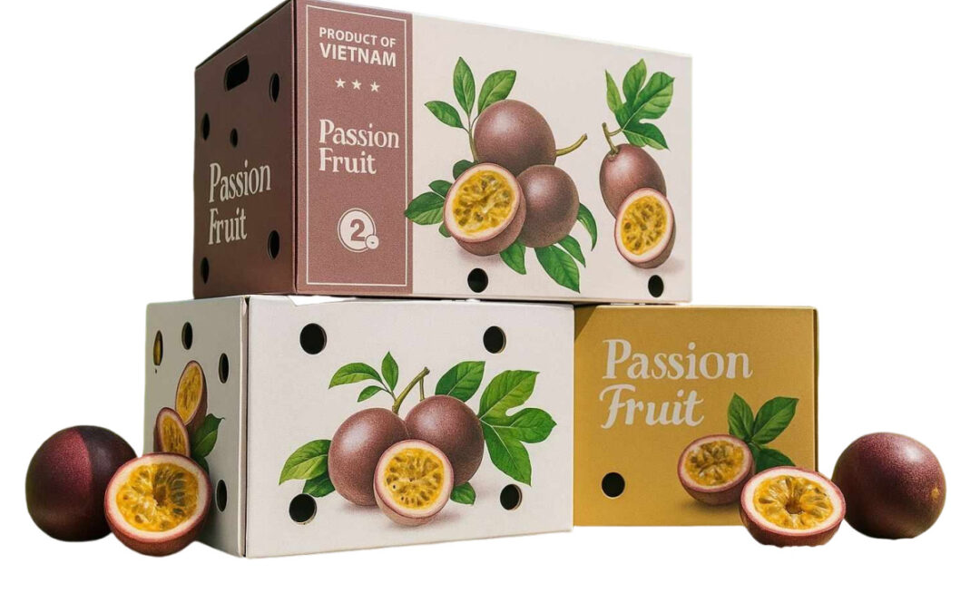 In Thùng Carton Đựng Chanh Dây – Giải Pháp Bao Bì Nâng Cao Giá Trị Nông Sản