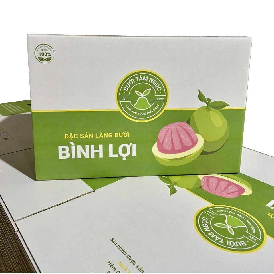In thùng carton đựng bưởi xuất khẩu - 2501